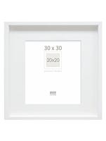 Deknudt Witte houten kader om objecten in te lijsten 30x30 S223K1 - thumbnail