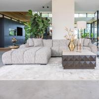 Richmond 3-zits Loungebank 'Hazel' Links, Be Trendy, kleur Naturel - thumbnail