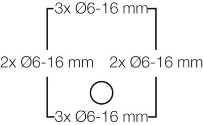 Hensel 62000269 Verdeeldoos Halogeenvrij, Verzegelbaar (l x b) 88 mm x 88 mm 1 stuk(s) Hensel 62000269 Verdeeldoos Halogeenvrij, Verzegelbaar (l x b) 88 mm x 88 mm 1 stuk(s)
