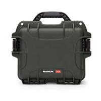 Nanuk 908 Waterdichte Olijf Beschermkoffer (Interne Afmetingen: 241 mm x 190 mm x 190 mm) met Aanpasbaar Schuim - thumbnail