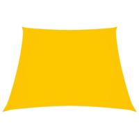 VidaXL Zonnezeil trapezium 2/4x3 m oxford stof geel - thumbnail