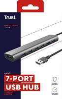 Trust Halyx 7-Port Mini USB Hub Aluminium - thumbnail