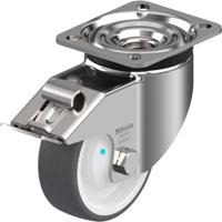 Blickle LKX-POTH 100KAD-1-FI Zwenkwiel met rem Wieldiameter: 100 mm Draagvermogen (max.): 300 kg 1 stuk(s) - thumbnail