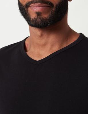 Tommy Hilfiger 3-pak Heren Katoenen T-Shirt V-hals - Basic ondershirts korte mouw - Ronde hals - Copy - thumbnail