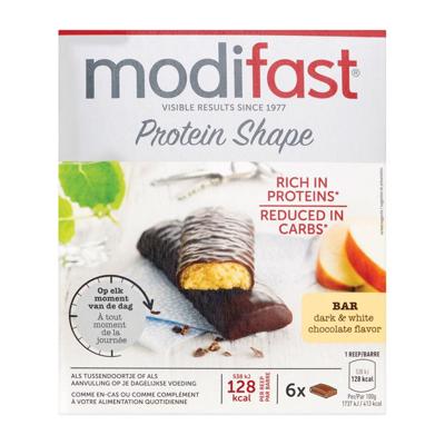 Modifast Protein Shape Snackreep Pure & Witte Chocolade