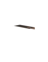 Hotbath &MORE Planchet - 30cm - inclusief bevestigings rails - 1 uitsparing - voor zeepdispenser of beker - Tuscan bronze SH030HTB - thumbnail