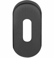 Formani Basics LBN32 sleutelplaatje ovaal - PVD gunmetal - thumbnail