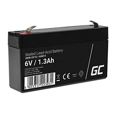 Green Cell AGM13 UPS-accu Sealed Lead Acid (VRLA) 6 V 1,3 Ah