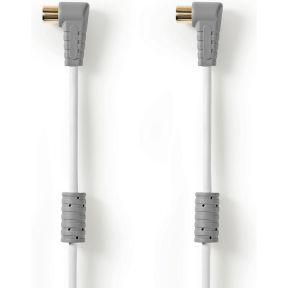 Bandridge BVL9403 Satellietkabel F-quick Male Haaks - F-quick Male Haaks 3,00 M Wit