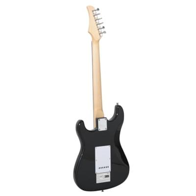 VidaXL Gitaar voor beginners elektrisch met tas 4/4 39" bruin en wit - thumbnail