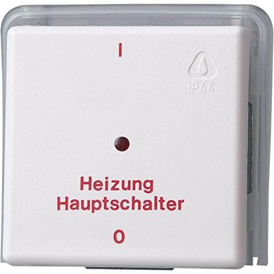 Kopp 627302086 Arktis Verwarmingsnoodschakelaar spatwaterdicht Wit 1 stuk(s)