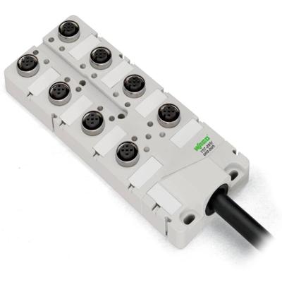 WAGO WAGO GmbH & Co. KG 757-285/000-025 Passieve sensor/actorbox M12-verdeler met metalen schroefdraad 1 stuk(s)