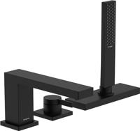 Hansgrohe Tecturis E 3-gats ééngreeps badrandmengkraan met sBox, mat zwart - thumbnail