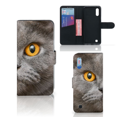 Telefoonhoesje | Met pasjeshouder | Samsung Galaxy M10 Britse Korthaar