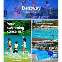 Bestway Opblaasbaar Kinderzwembad 4 Ringen Regenboog 157x46 cm +3 Jaar Tuin 51117 - thumbnail