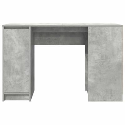 Bureau 120x42x76 cm spaanplaat betongrijs
