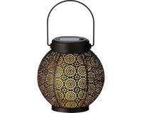Lantaarn Lumineo 897539 Zon 16 cm Zwart Metaal - thumbnail