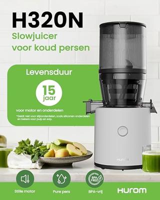 Hurom H320N Wit - Slowjuicer | Juicer | Groenten en Fruitpers