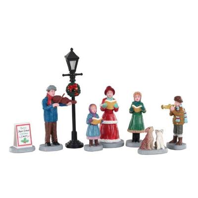 Baily's music school carolers set of 8 kerstfiguur LEMAX - Lemax