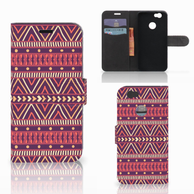 Huawei Nova Telefoon Hoesje Aztec Paars Huawei Nova Telefoon Hoesje Aztec Paars