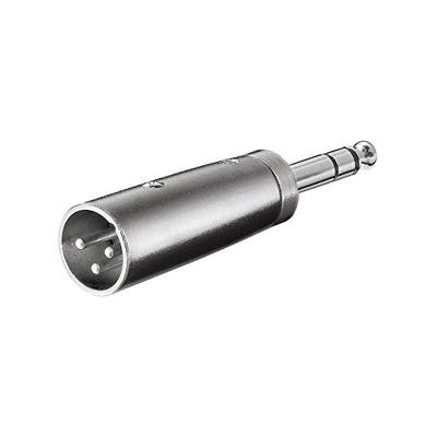 goobay XLR Adapter, AUX jack 6,35mm stereo male naar XLR male
