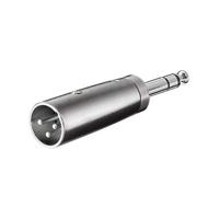 goobay XLR Adapter, AUX jack 6,35mm stereo male naar XLR male - thumbnail