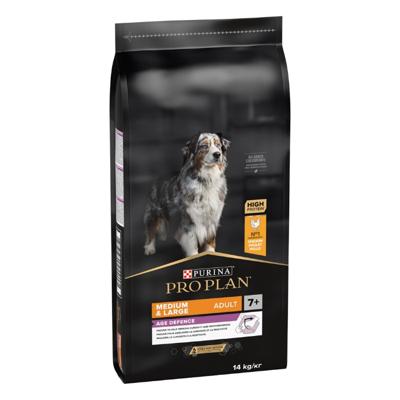 Pro Plan Medium & Large Adult 7+ Age Defence met kip hondenvoer 14 kg