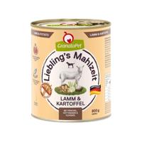 GRANATAPET Liebling's Mahlzeit Lamb and potato - natvoer voor honden - 800g - thumbnail