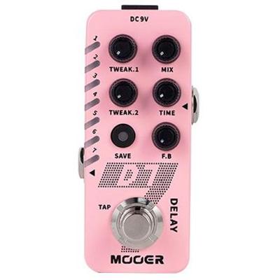 Mooer D7 Delay met zes soorten digitale delay en looper