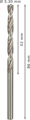 Bosch Accessoires Metaalboren HSS-G, Standard 5,3 x 52 x 86 mm 10st - 2608585492 - thumbnail