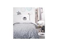 TODAY bedset - dekbedovertrek 140x200 + 2 kussenslopen 63x63 - 1 persoon - FUNNY2.6 - Grijs - thumbnail