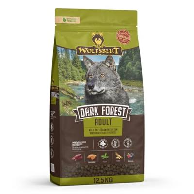 WOLFSBLUT Dark Forest Venison with sweet potatoes - droog hondenvoer - 12,5kg