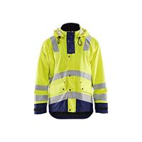 Blåkläder Regenjas gevoerd High-Vis LEVEL 2 43072003 | High-Vis Geel/Marineblauw | Maat M - 7330509687901 - thumbnail