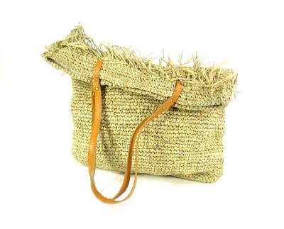 Strandtas Raffia ROMBE naturel Strandtas Raffia ROMBE naturel