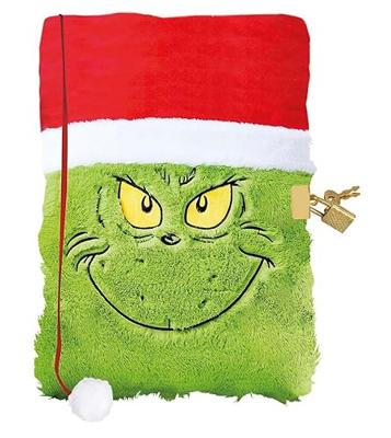 Totum fluffy notitieboek grinch
