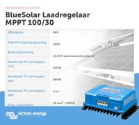 Victron Energy Victron BlueSolar MPPT Laadregelaar voor zonne-energie MPPT 12 V, 24 V 30 A - thumbnail