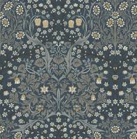 Dutch Wallcoverings British Heritage Bloem Blw/- Grijs - thumbnail