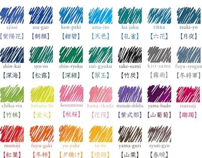 Inktpot Pilot Iroshizuku Momiji Autumn Leaves 50 ml