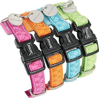 Macleather halsband blauw