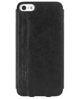 Skech Lisso lederen beschermhoes voor Apple iPhone 5 / 5S accessoires voor mobiele telefoon smartphone, zwart - thumbnail