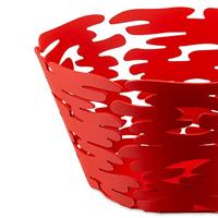 Alessi Barket Schaal rood RVS 21 cm - thumbnail