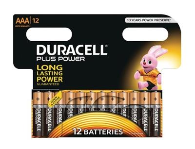 Duracell - CopperTop AAA alkaline batterijen - lange levensduur multifunctionele Triple A batterij voor huishouden en business - 12 stuks