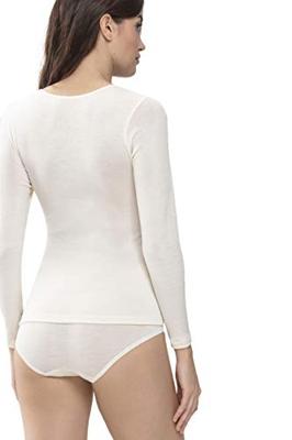 Dames thermo shirt Wol - Spencer - Lange mouw - Wollen thermo dames ondershirt ronde hals