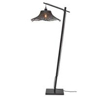 GOOD&MOJO Vloerlamp 'Ibiza' Bamboe, 150cm, kleur Zwart - thumbnail