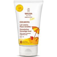 Weleda Edelweiss zonnelotion gevoelige huid SPF30 150 Milliliter - thumbnail