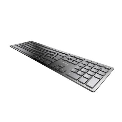 CHERRY KW 9100 SLIM toetsenbord Universeel RF-draadloos + Bluetooth QWERTZ Duits Zwart