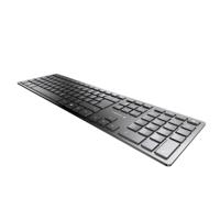 CHERRY KW 9100 SLIM toetsenbord Universeel RF-draadloos + Bluetooth QWERTZ Duits Zwart - thumbnail