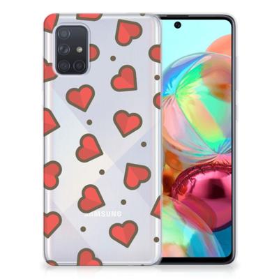 Samsung Galaxy A71 | TPU bumper | Hearts