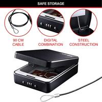 Master Lock P49013 P005CEURBLKHRO Kluis Cijferslot - thumbnail