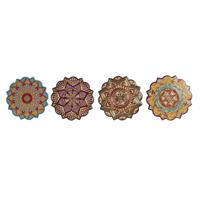 Placemat Home ESPRIT Kurk Dolomite 20 x 20 x 1 cm (4 Stuks) - thumbnail